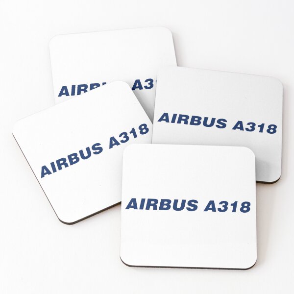 Artikelvorschau, Airbus A318 Textaufkleber entworfen und verkauft von Aviation Sticker Shop.