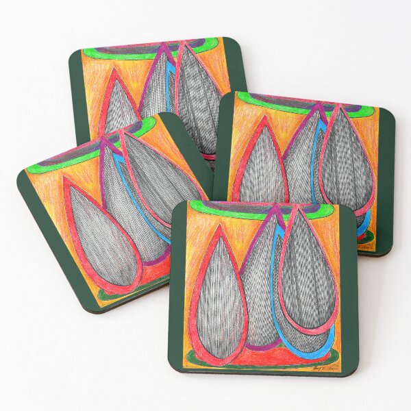 Item preview, Geometric Teardrops designed and sold by Haxson37art.