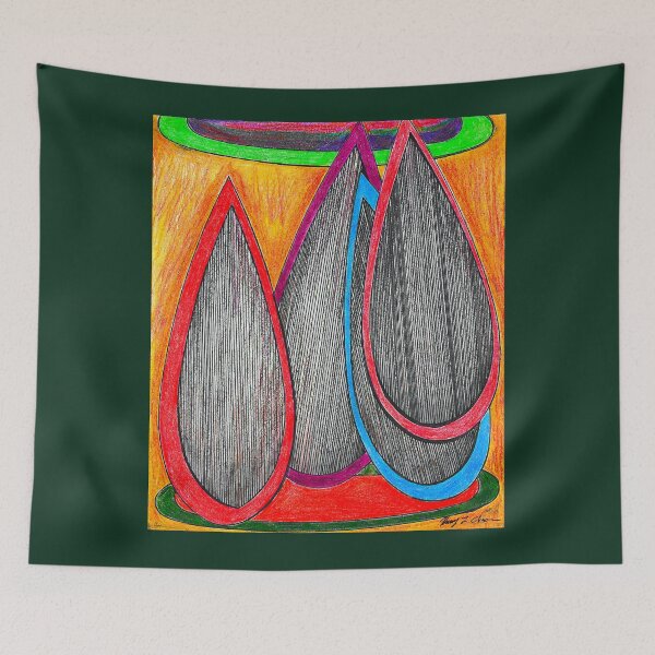 Item preview, Geometric Teardrops designed and sold by Haxson37art.