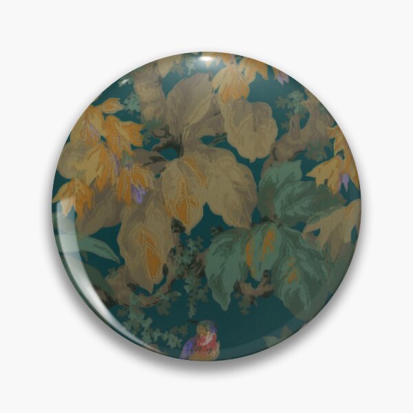 Item preview, Earthy greens and leaf motif with Bird Print Nature  designed and sold by BlueLineLAX.