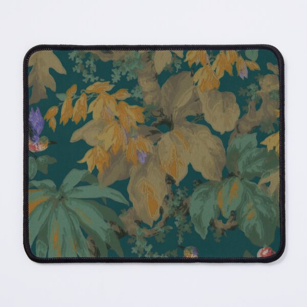 Item preview, Earthy greens and leaf motif with Bird Print Nature designed and sold by BlueLineLAX.