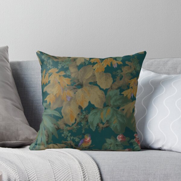 Item preview, Earthy greens and leaf motif with Bird Print Nature  designed and sold by BlueLineLAX.
