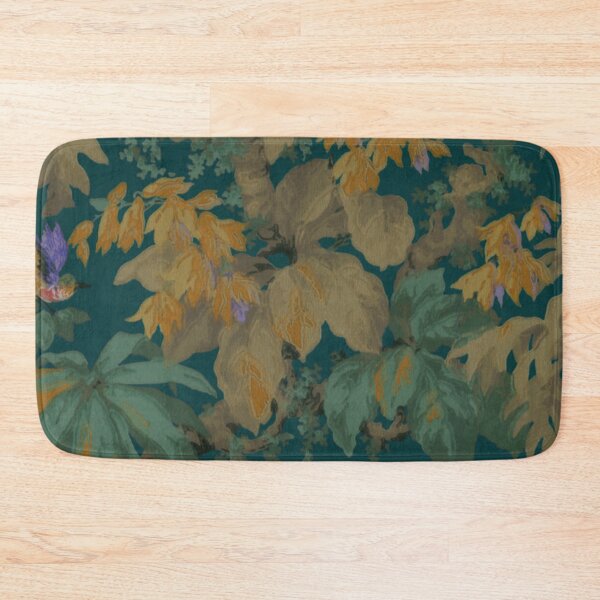 Item preview, Earthy greens and leaf motif with Bird Print Nature  designed and sold by BlueLineLAX.