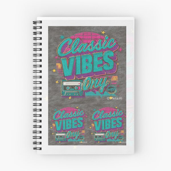 Item preview, Classic Vibes Only – Retro Cassette & 80s Nostalgia Design designed and sold by CKADigital.