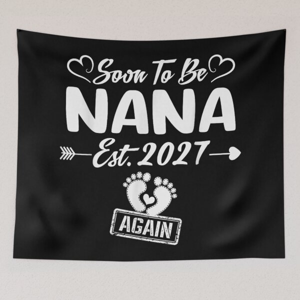 Item preview, Soon To Be Nana Est 2027 Again Grandma Announcement Gift T-Shirt designed and sold by DuneHaicna.