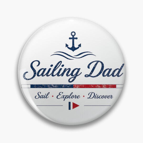 Item preview, Vintage Sailing Dad Nautical Father's Shirt designed and sold by MWSailingClub.