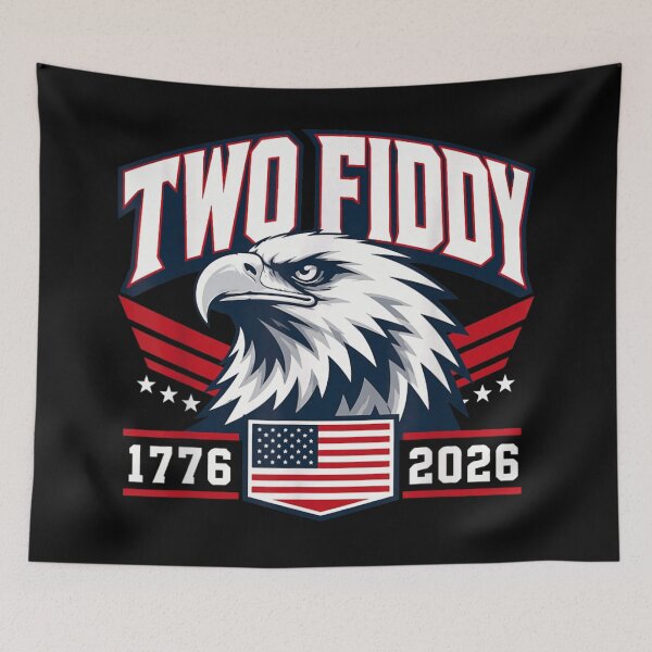 Item preview, Two Fiddy American Eagle US 250th Anniversary Independence Day 1776 2026 T-Shirt designed and sold by DuneHaicna.