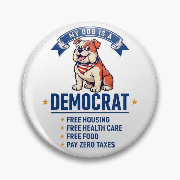 Item preview, My Dog Is A Democrat designed and sold by Millsoft.