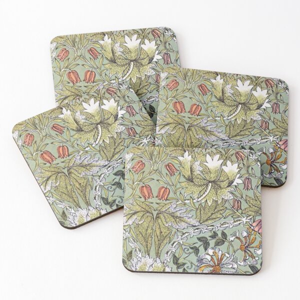 Item preview, Earthy greens and leaf motif Print Nature  designed and sold by BlueLineLAX.