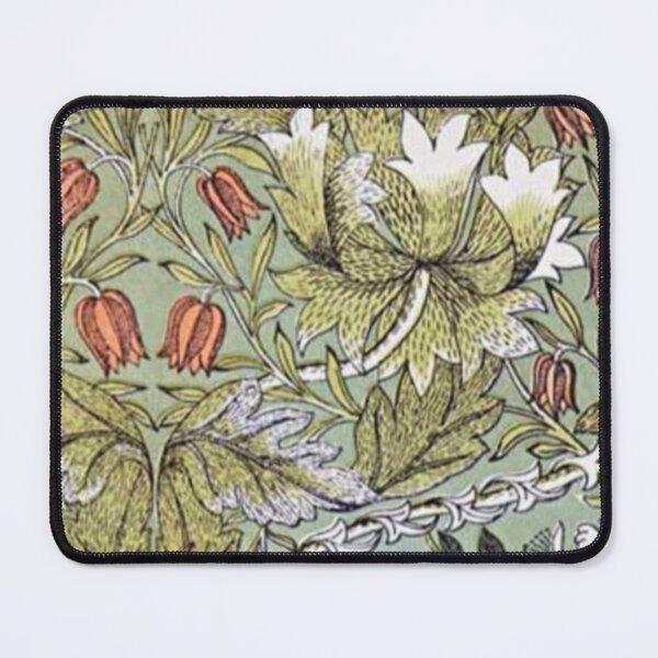 Item preview, Earthy greens and leaf motif Print Nature designed and sold by BlueLineLAX.