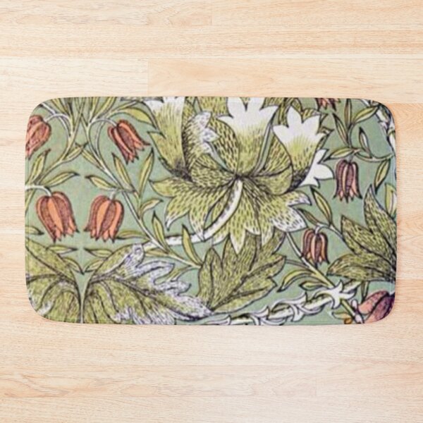 Item preview, Earthy greens and leaf motif Print Nature  designed and sold by BlueLineLAX.