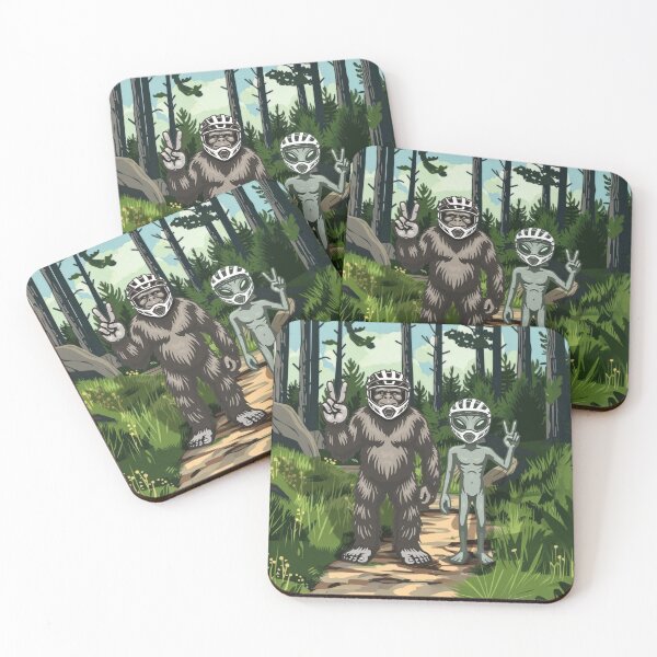 Item preview, BIGFOOT & ALIEN MTB designed and sold by Wander X Design.