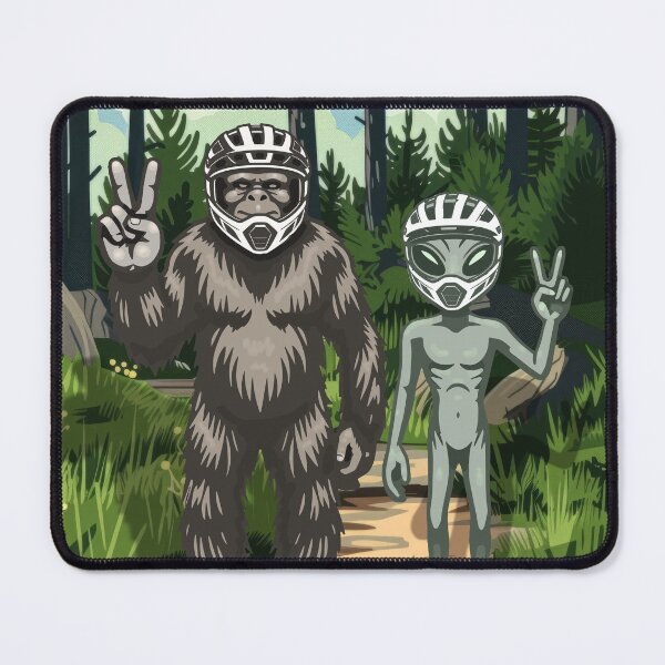 Item preview, BIGFOOT & ALIEN MTB designed and sold by Wander X Design.
