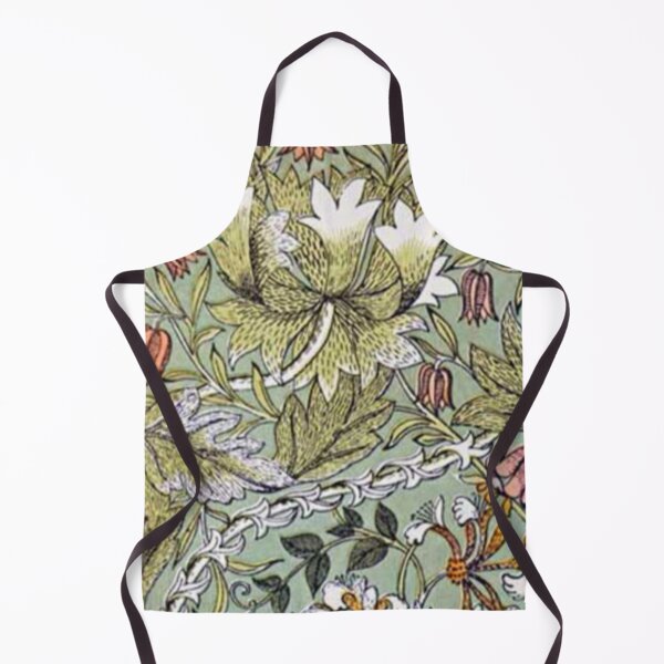 Item preview, Earthy greens and leaf motif Print Nature designed and sold by BlueLineLAX.