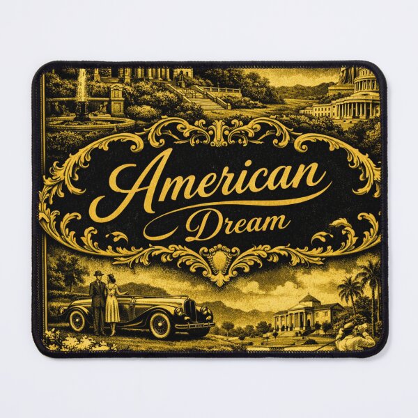 Item preview, American Dream Black and Gold Poster designed and sold by Ve & Co.