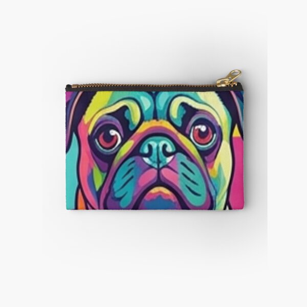 Item preview, Colorful Pug Pop Art | Retro Dog Portrait designed and sold by Universo-Arte.