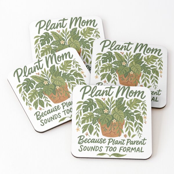 Item preview, Plant Mom Because Plant Parent Sounds Too Formal — Cottagecore Gift designed and sold by LuminoDesignCo.
