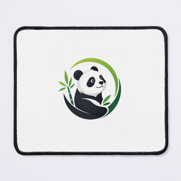 Item preview, Cute Panda Nature Logo designed and sold by WildBloom Prints.