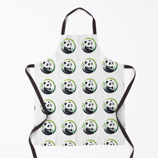 Item preview, Cute Panda Nature Logo designed and sold by WildBloom Prints.