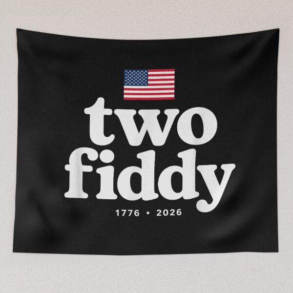 Item preview, Minimalist Two Fiddy 1776 To 2026 America 250 Anniversary Patriotic Text designed and sold by WilliaMaler.