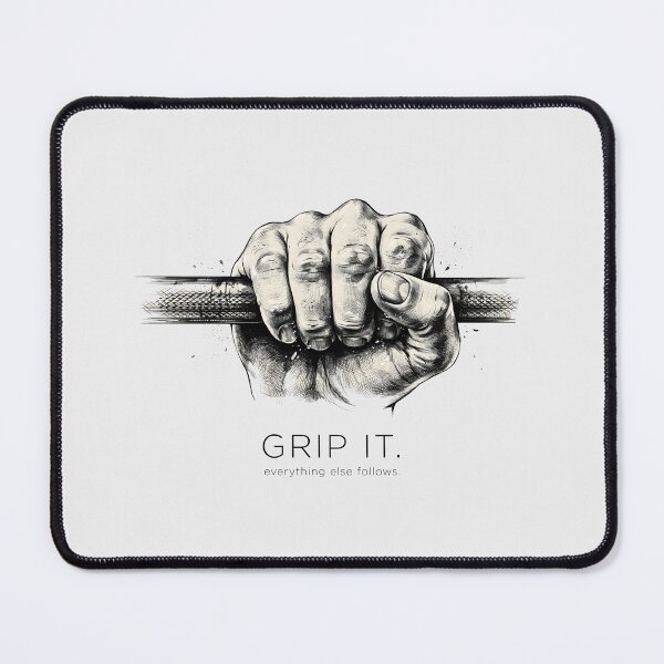 Item preview, Grip It Everything Else Follows - Weightlifting Hand designed and sold by Enea Kelo.