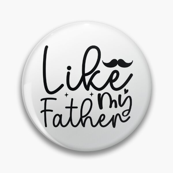 Item preview, Like My Father - Funny Dad Quotes Retro Vintage Aesthetic Best Papa Son Daughter Family Gift designed and sold by FuzionRaptor.