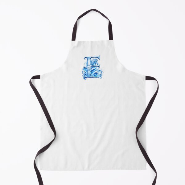 Item preview, Aqua Equus Horse-Pisces Letter E designed and sold by BlissBlvdShop.