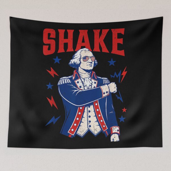 Item preview, George Washington Wearing Sunglasses Patriotic Shake Funny Design For Fourth July designed and sold by WilliaMaler.
