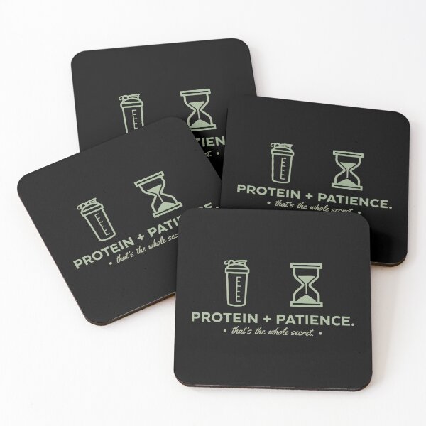Item preview, Protein And Patience Success Secret - Fitness Icon designed and sold by Enea Kelo.
