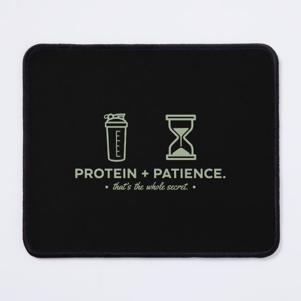 Item preview, Protein And Patience Success Secret - Fitness Icon designed and sold by Enea Kelo.