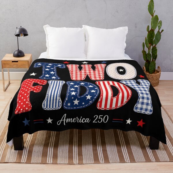 Item preview, Two Fiddy America 250 Years Patriotic Gingham Text Design For Summer designed and sold by WilliaMaler.