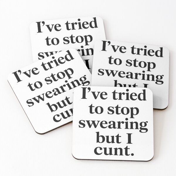 Item preview, I tried to stop swearing but I ..  designed and sold by SMARTKIT  DESIGNAGENCY.