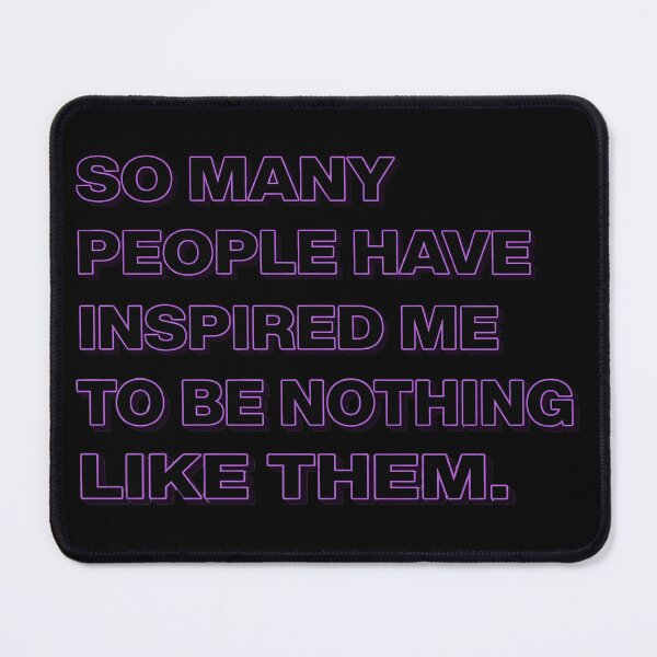 Item preview, Inspired To Be Nothing Like Them | Sarcastic Dark Alternative Typography designed and sold by Tokraz-art.