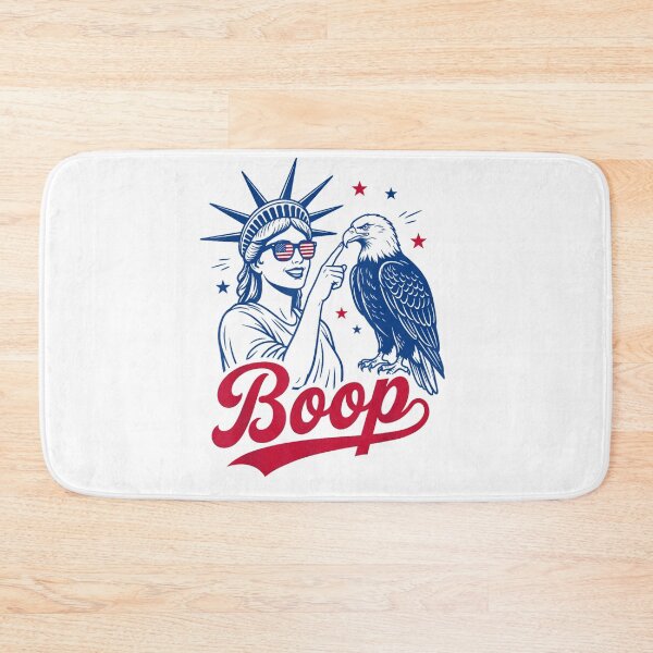 Item preview, Cute Statue of Liberty Booping Eagle Patriotic Funny Design For America designed and sold by YubitaLeLe.
