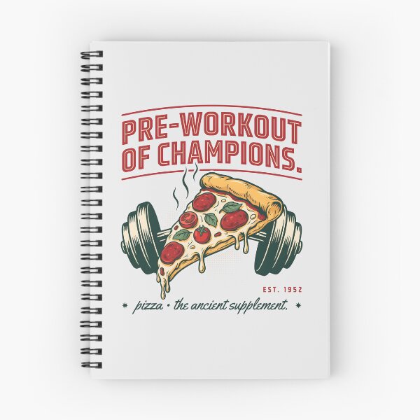 Item preview, Pre Workout Of Champions - Pizza Supplement Barbell designed and sold by Enea Kelo.
