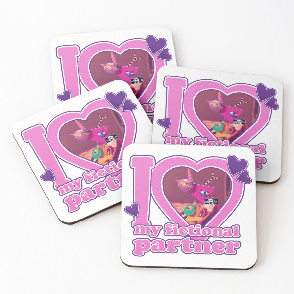 Item preview, I <3 My Fictional Partner - Zooble designed and sold by Comet and Crafts.