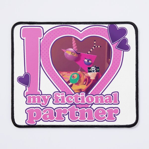 Item preview, I <3 My Fictional Partner - Zooble designed and sold by Comet and Crafts.