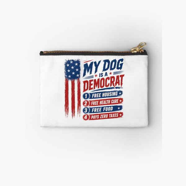 Item preview, My Dog Is A Democrat Funny Political Humor Republican Conservative Dog Owner designed and sold by HumansStuck12.
