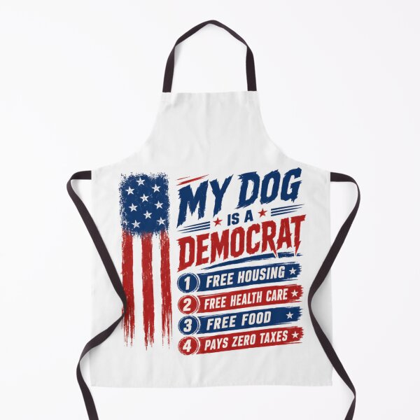 Item preview, My Dog Is A Democrat Funny Political Humor Republican Conservative Dog Owner designed and sold by HumansStuck12.