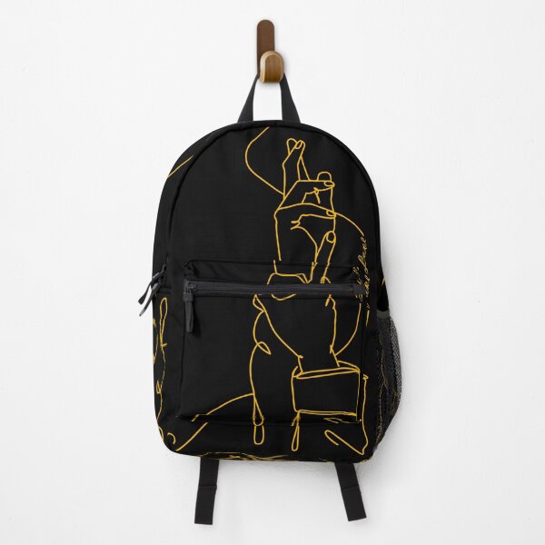Item preview, Fake Love Aesthetic Golden Holding Hands Line Art designed and sold by PixiePop Art.