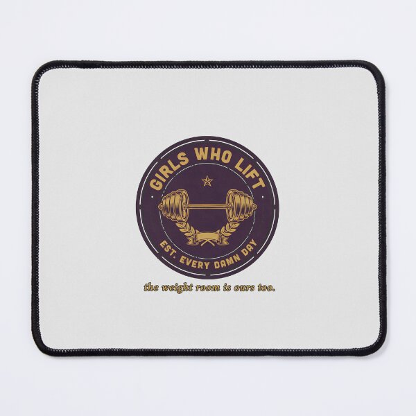 Item preview, Girls Who Lift Every Damn Day Barbell Badge designed and sold by Enea Kelo.