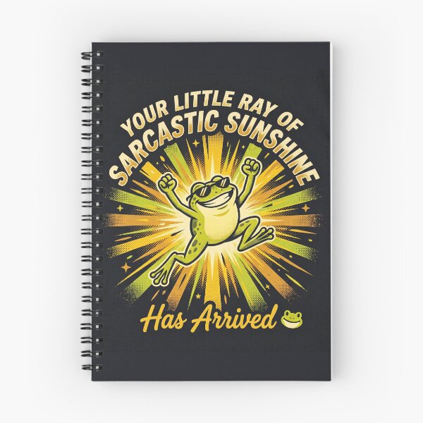 Item preview, Your Little Ray of Sarcastic Sunshine Frog Shirt | Funny Retro Frog Graphic Tee designed and sold by DmaarGroup.