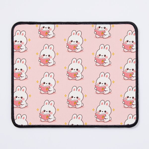 Item preview, Cute Bunny Reading Book - Kawaii Rabbit Book Lover designed and sold by ChosmahDrawing.
