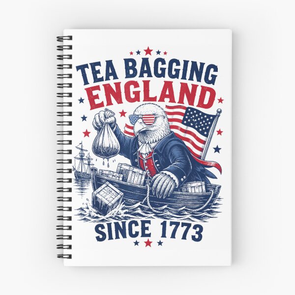 Item preview, Funny Eagle Tea Bagging England Patriotic American History Design for 1776 designed and sold by YubitaLeLe.