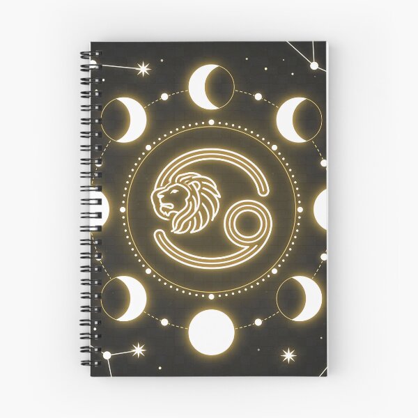Item preview, Golden Leo Zodiac Moon Phases designed and sold by landscapehaven.