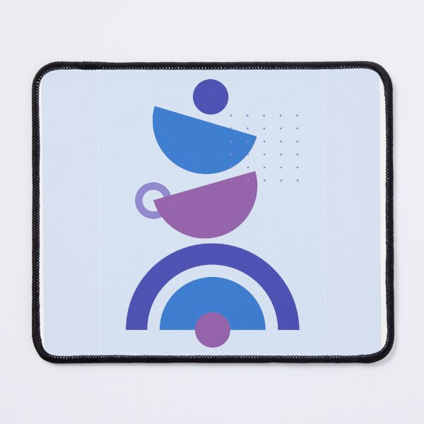 Item preview, Modern Bauhaus Geometric Balancing Abstract Shapes designed and sold by THE RILONA.