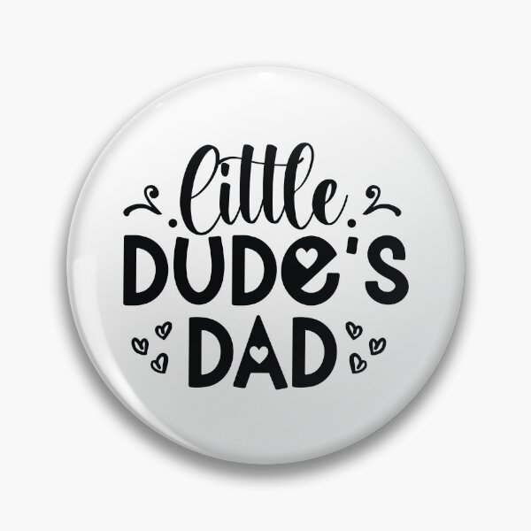 Item preview, Little Dudes Dad - Funny Dad Quotes Retro Vintage Aesthetic Best Papa Son Boy Family Gift designed and sold by FuzionRaptor.