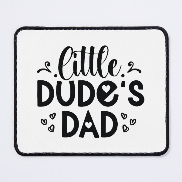 Item preview, Little Dudes Dad - Funny Dad Quotes Retro Vintage Aesthetic Best Papa Son Boy Family Gift designed and sold by FuzionRaptor.