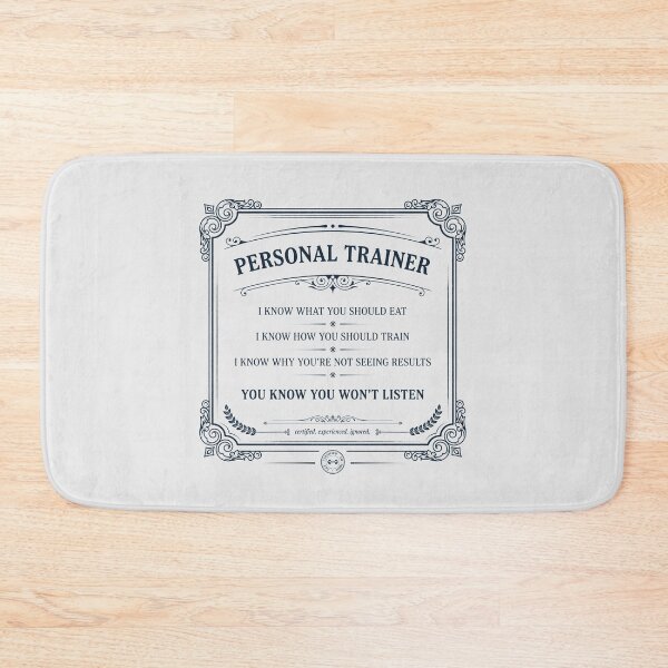Item preview, Personal Trainer - Sarcastic Certificate Gym Humor designed and sold by Enea Kelo.
