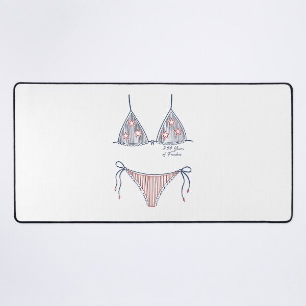 Item preview, Patriotic Stars and Stripes Bikini Design for USA 250th Independence Day Celebration designed and sold by YubitaLeLe.